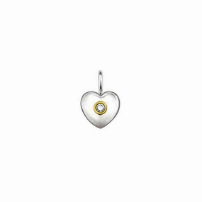 Thomas Sabo Diamond Heart Silver Pendant PE0007-179-14