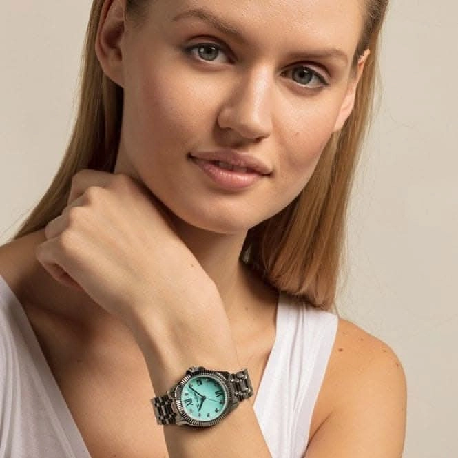 Thomas Sabo Divine Turquoise Leather Womens Watch WA0317-201-215