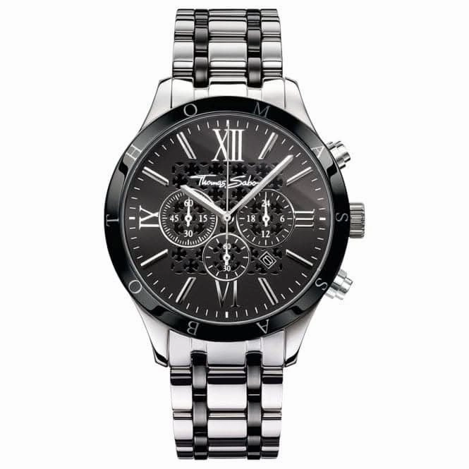Thomas Sabo Rebel At Heart  Chronograph Black Watch WA0139-222-203