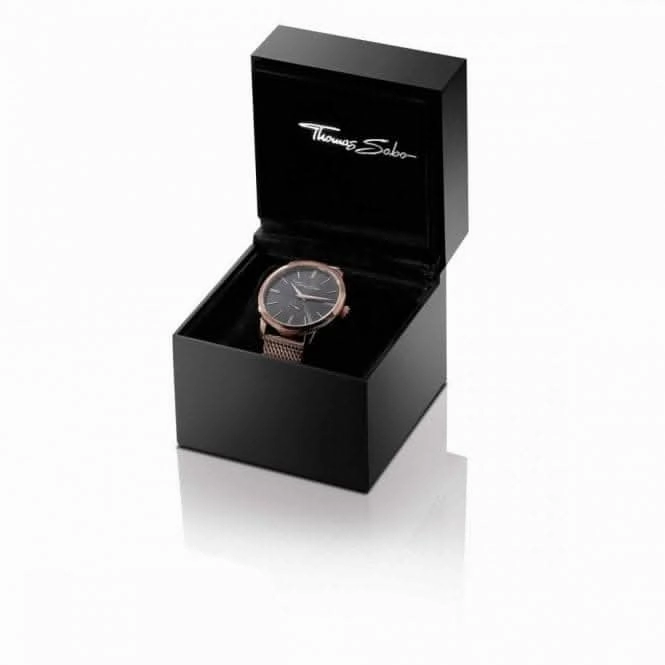 Thomas Sabo Rebel At Heart Chronograph Black Watch WA0245-201-203