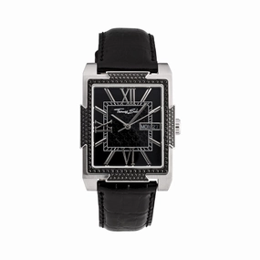 Thomas Sabo Rebel Rectangle Day Date Leather WA0038-203-203-34