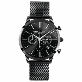 Thomas Sabo Rebel Spirit Chrono Mens Black Watch WA0291-287-203