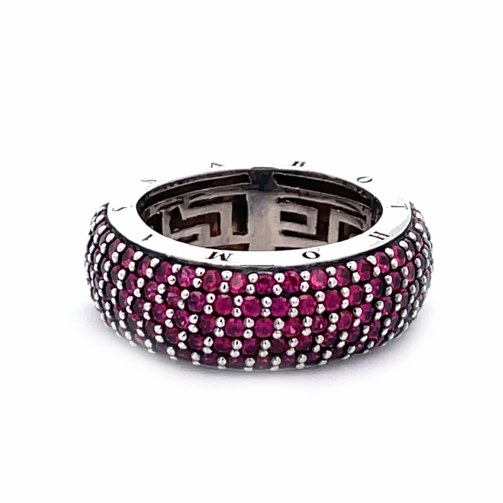Thomas Sabo Red Pavé Zirconia Ring Size 54
