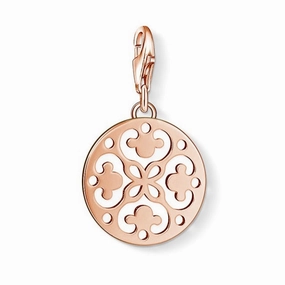 Thomas Sabo Rose Gold Openwork Disc Charm 1024-415-12