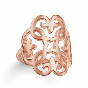 Thomas Sabo Rose Gold Ornament Ring TR1988-415-12