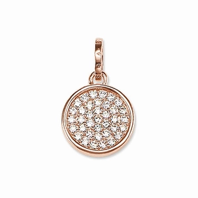 Thomas Sabo Rose Gold Plated Zirconia Pendant PE708-416-14