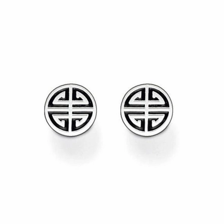 Thomas Sabo Silver & Enamel Stud Earrings