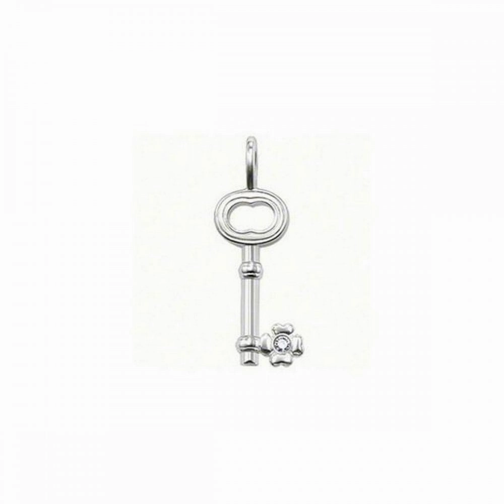 Thomas Sabo Silver Diamond Small Key Pendant PE0023-153-14