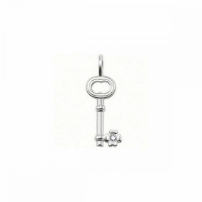 Thomas Sabo Silver Diamond Small Key Pendant PE0023-153-14