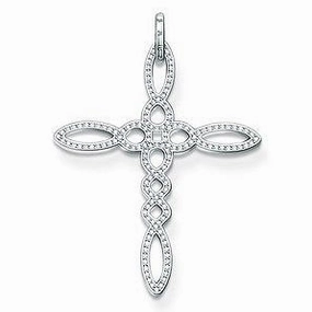 Thomas Sabo Silver Infinity Love Cross Pendant