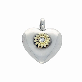 Thomas Sabo Silver Sweet Diamond Heart Locket Pendant PE0008-179-14