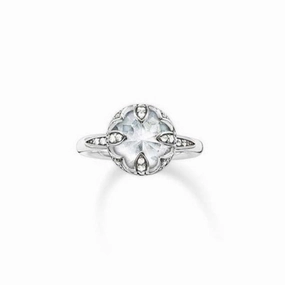Thomas Sabo Silver Zirconia Purity of the Lotus Ring TR2027-643-14