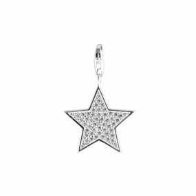 Thomas Sabo Sterling Silver Cubic Zirconia Medium Star Pendant T0252-051-14