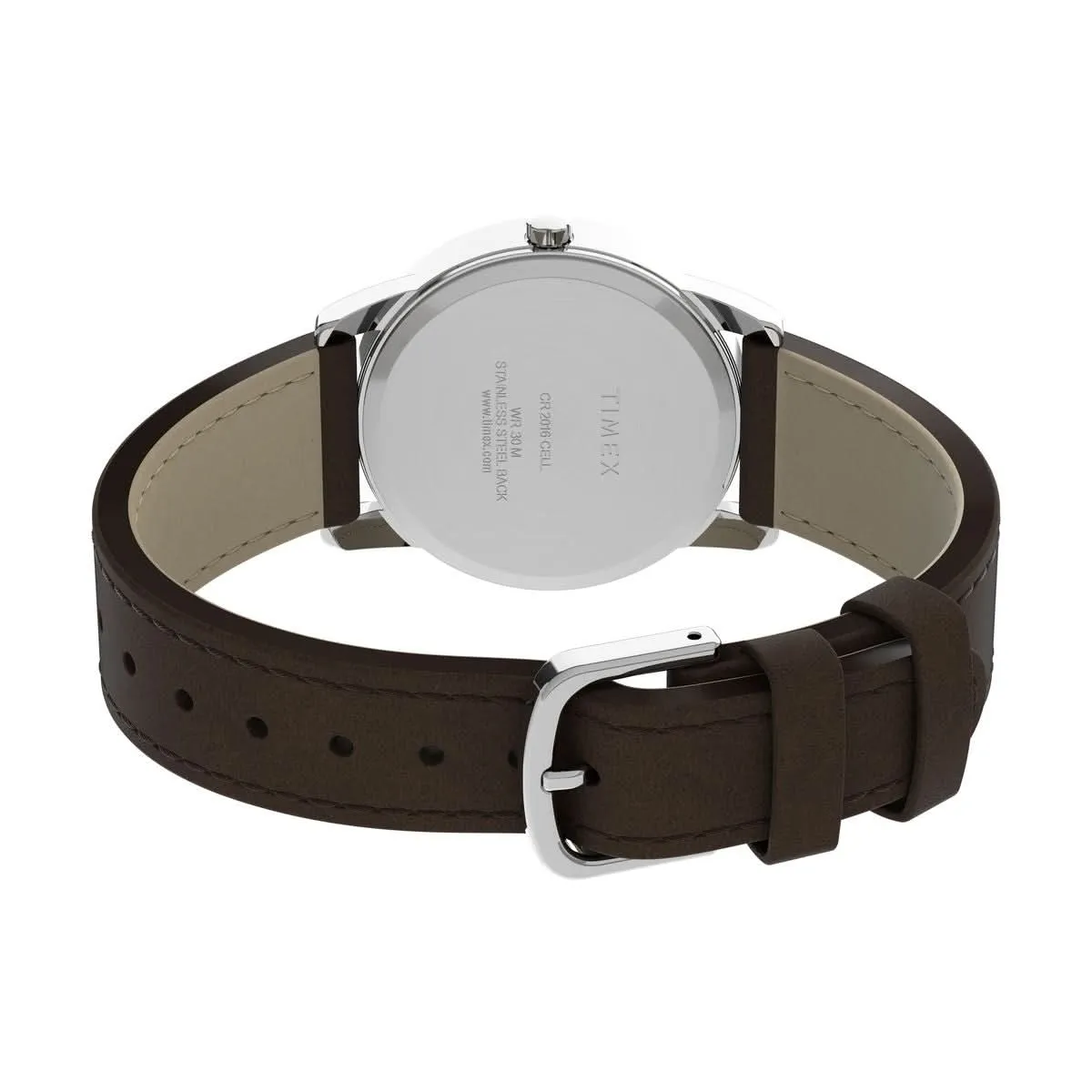 Timex Gents Easy Reader Brown Watch T20041