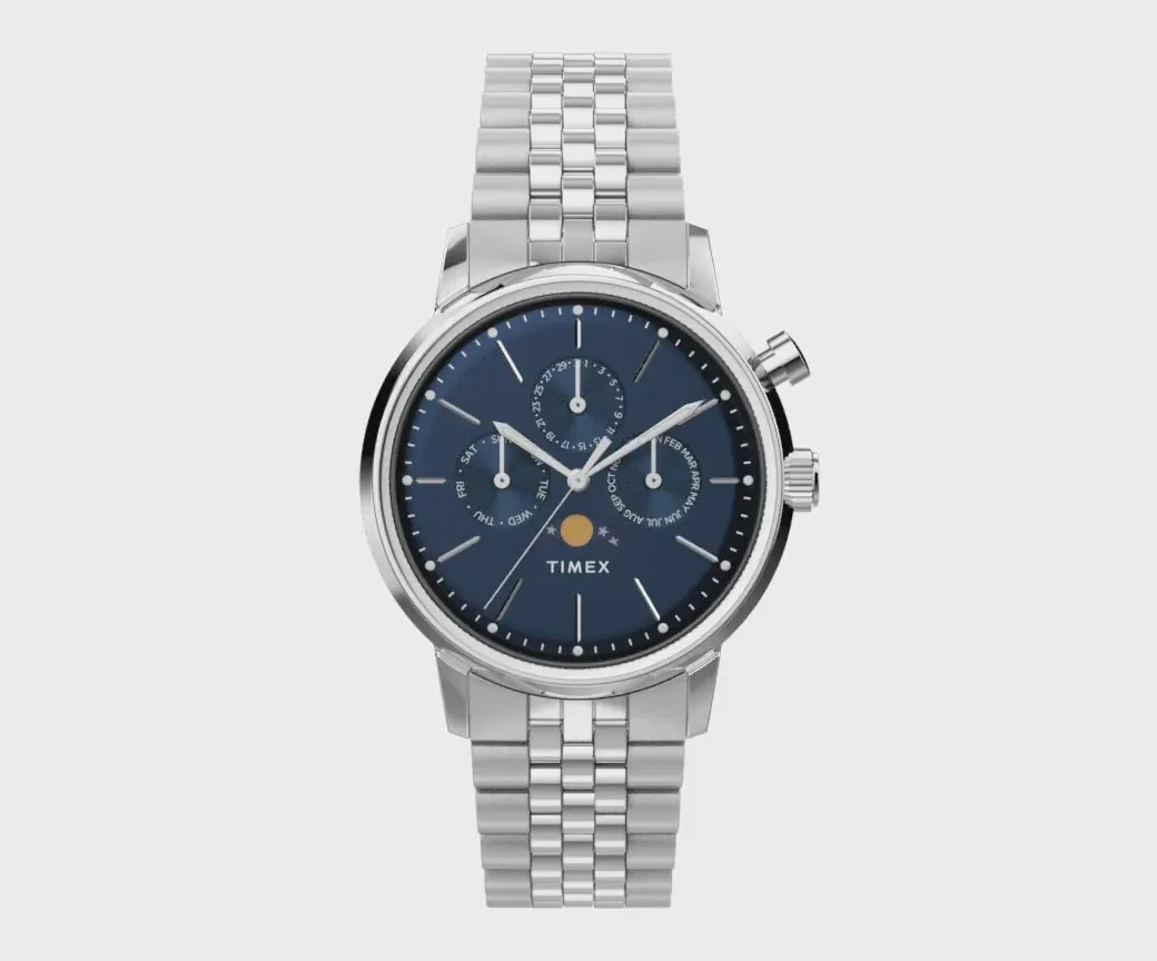 Timex Gents Marlin Blue Watch TW2W51300