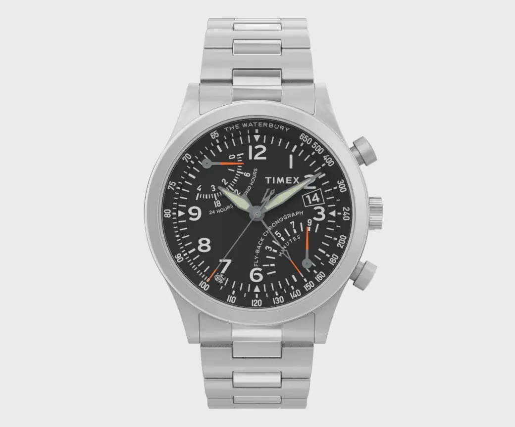 Timex Gents Waterbury Black Watch TW2W47800