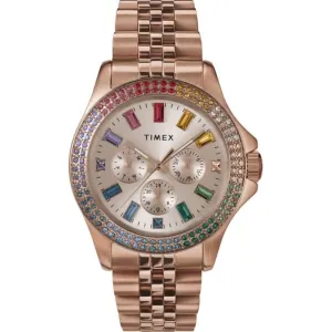 Timex Ladies Kaia Rose Gold-Tone Watch TW2W34200