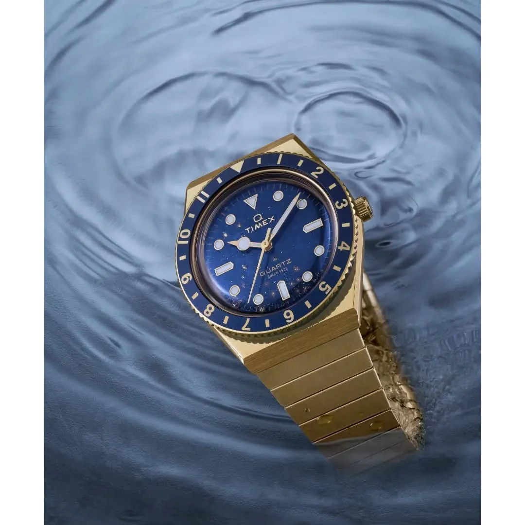 Timex Ladies Q Blue Watch TW2V92400