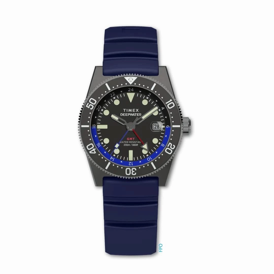 Timex Gents Deep Water Black Watch TW2W75100