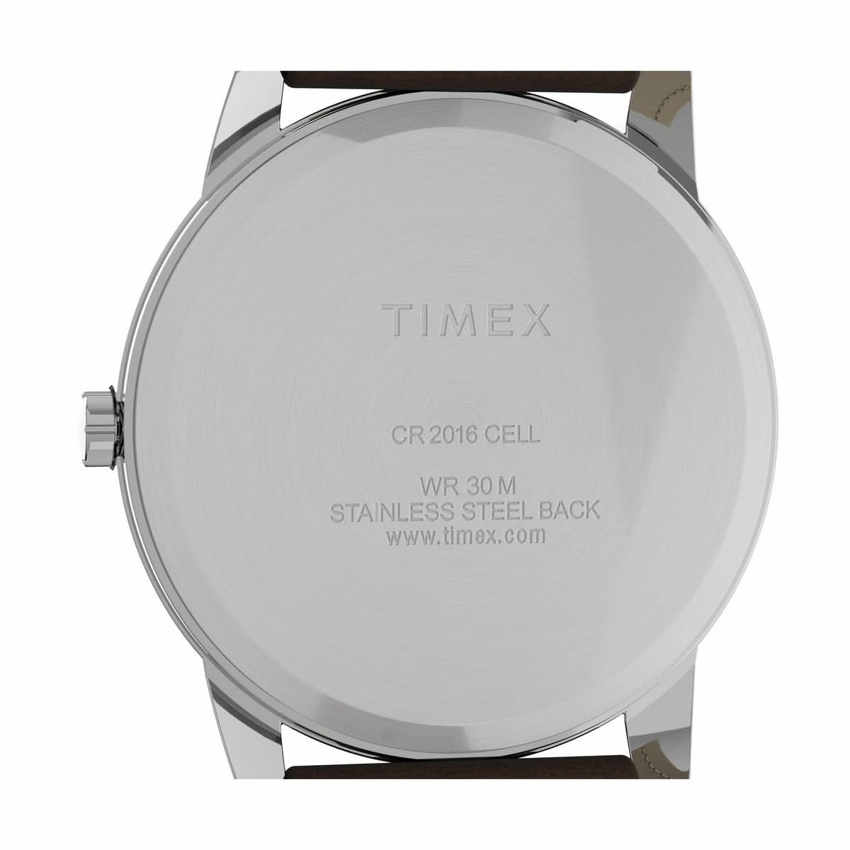 Timex Gents Easy Reader Brown Watch T20041