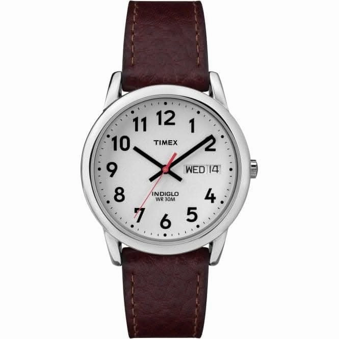 Timex Gents Easy Reader Brown Watch T20041