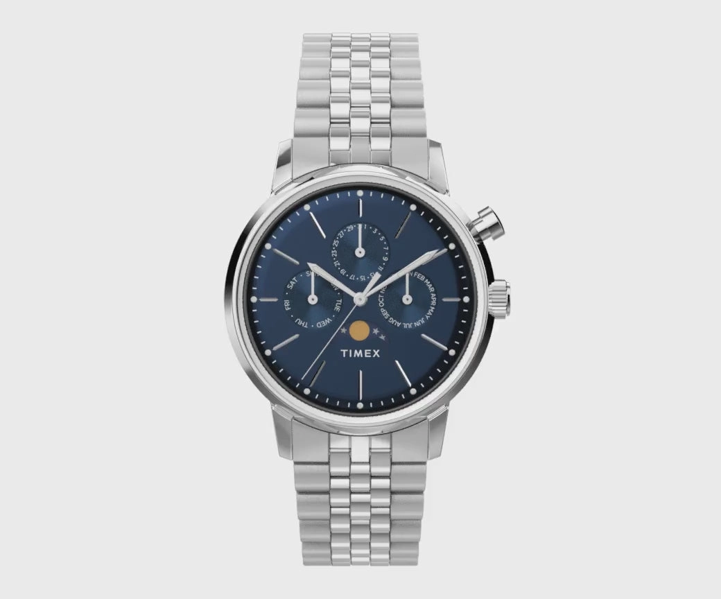 Timex Gents Marlin Blue Watch TW2W51300