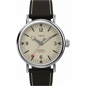 Timex Gents Standard Silver-Tone Watch TW2V44100