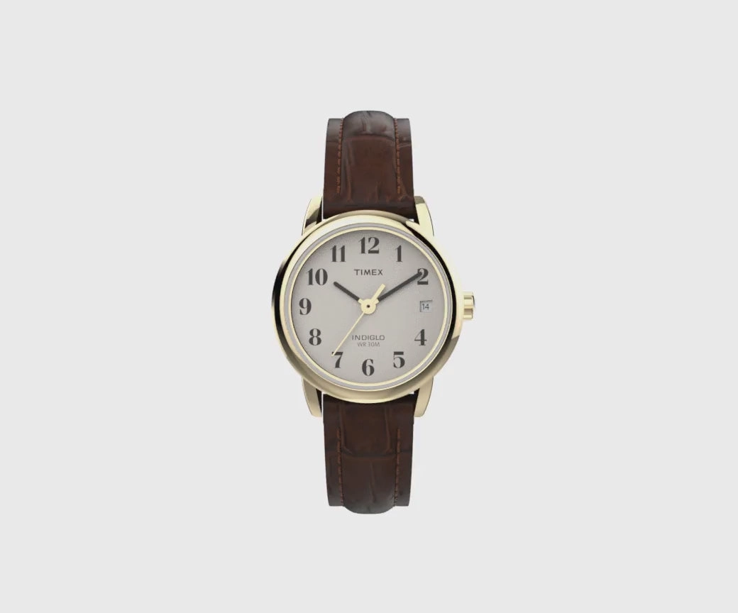 Timex Ladies Easy Reader Brown Watch T20071