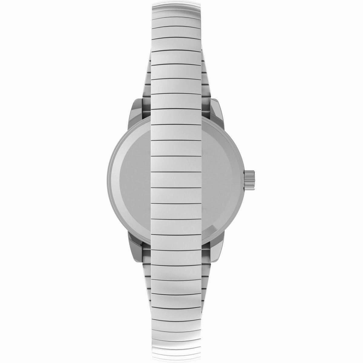 Timex Ladies Easy Reader Silver Watch T2H371