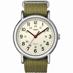 Timex Unisex Weekender Silver-Tone Watch T2N651