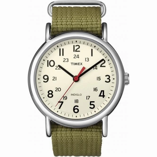 Timex Unisex Weekender Silver-Tone Watch T2N651