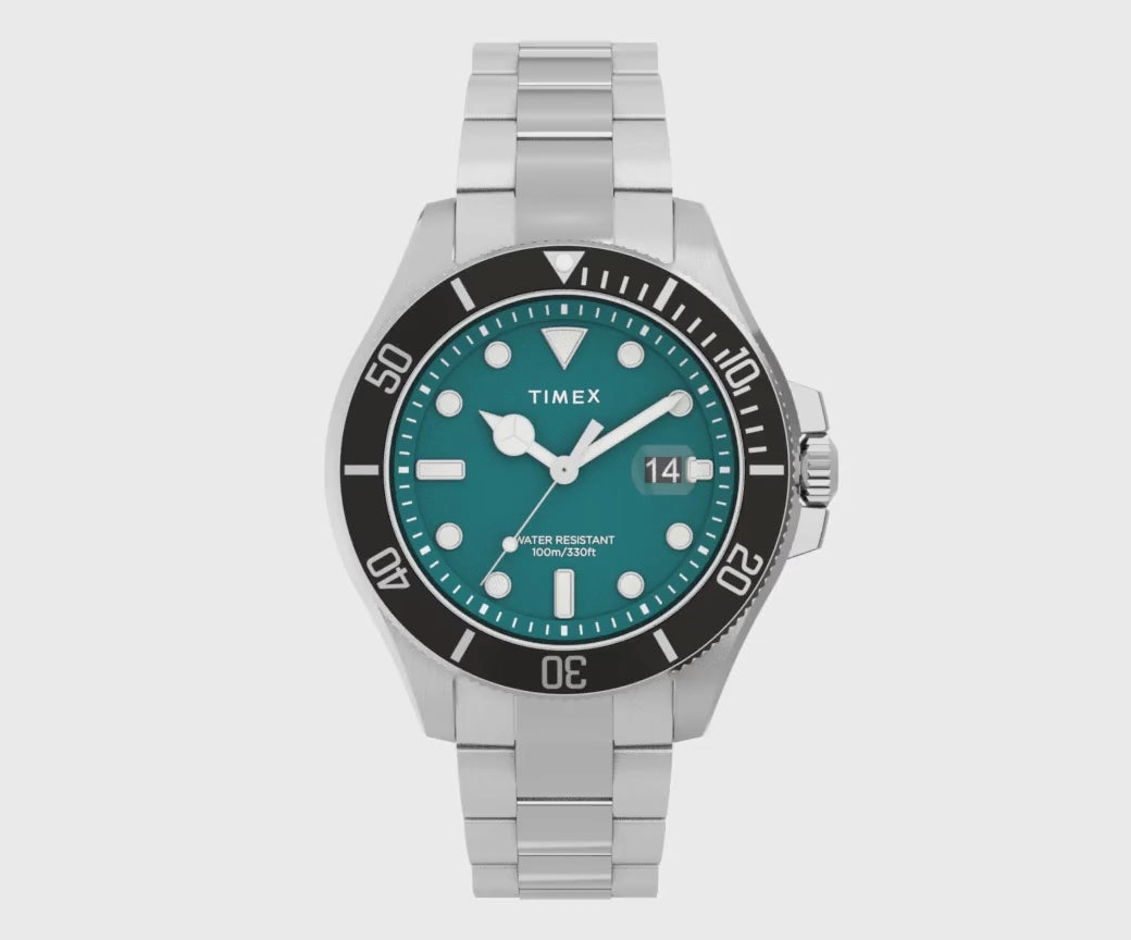 TimexHarborside Coast Stainless Steel Bracelet Watch TW2V91900
