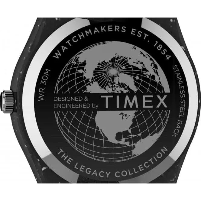 Timex Legacy Ocean Recycled Plastic Bracelet Watch TW2V77000