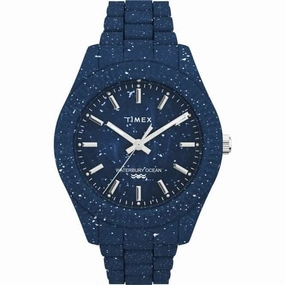 TimexLegacy Ocean Recycled Plastic Bracelet Watch TW2V37400