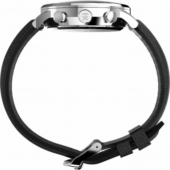 TimexWaterbury Classic Chronograph Leather Strap Watch TW2U88300