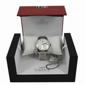 Tissot Watches TISSOT Le Locle Powermatic 80 Date SS Watch Silver Dial 39MM