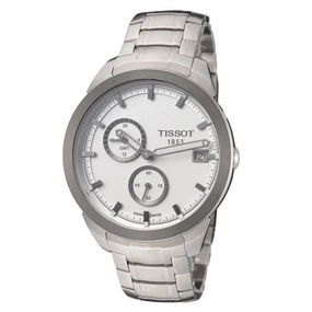 Tissot Watches Tissot Men's T0694394403100 Titanium GMT 43mm QuartzWatch