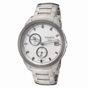 Tissot Watches Tissot Men's T0694394403100 Titanium GMT 43mm QuartzWatch