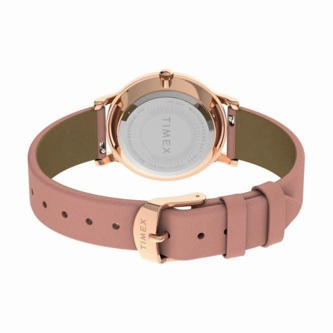 Transcend Pink Leather Strap Watch TW2V66900