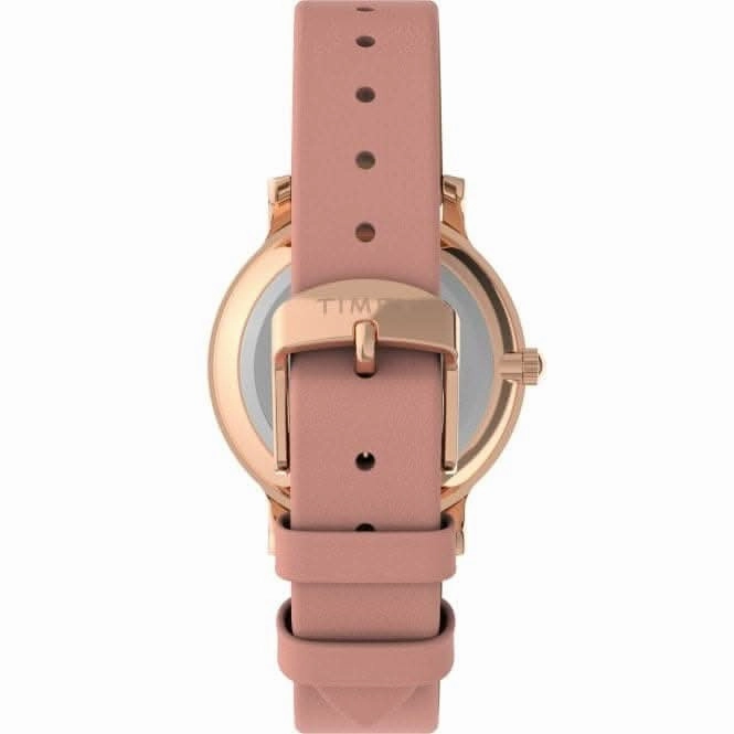 Transcend Pink Leather Strap Watch TW2V66900