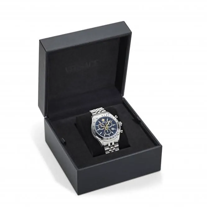 Versace Chrono Master Blue Sapphire Watch VE8R00324