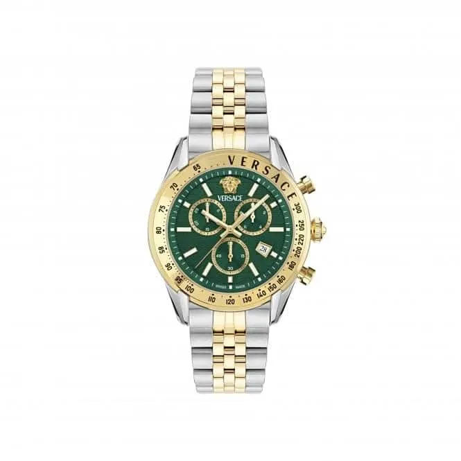 Versace Chrono Master Green Sapphire Watch VE8R00524