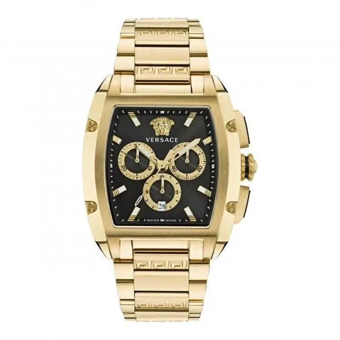 Versace Gents Dominus Gold-Tone Watch VE6H00523