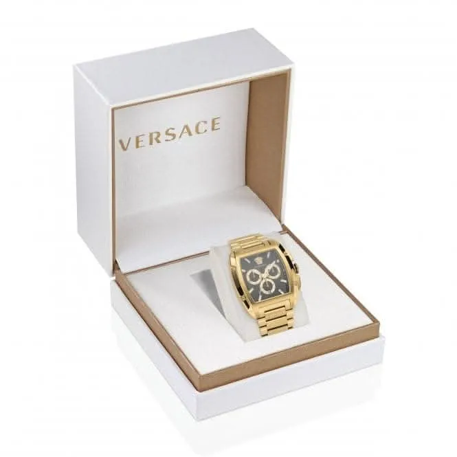 Versace Gents Dominus Gold-Tone Watch VE6H00523