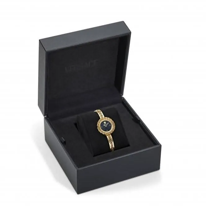 Versace Iconic La Greca Black Sapphire antireflex Watch VE8C00524