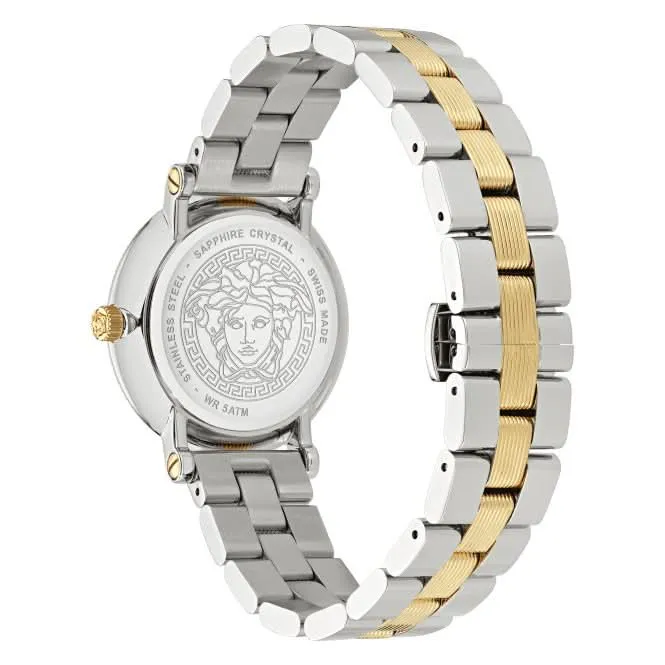 Versace Ladies Coin Edge Stainless Steel Watch VE7F00523