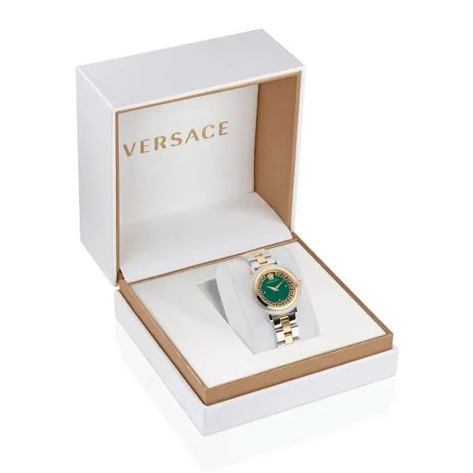Versace Ladies Coin Edge Stainless Steel Watch VE7F00523