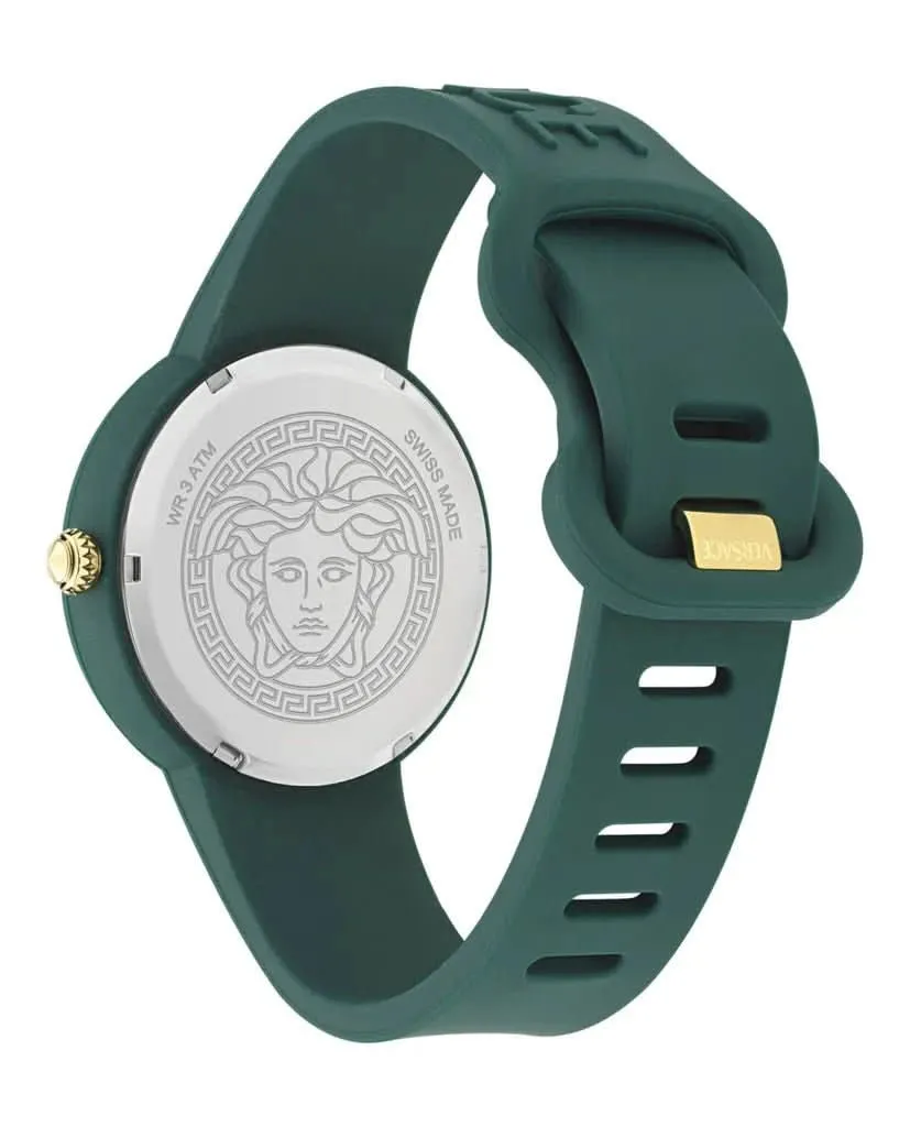 Versace Ladies Iconic Medusa Pop Green Watch VE8J00424