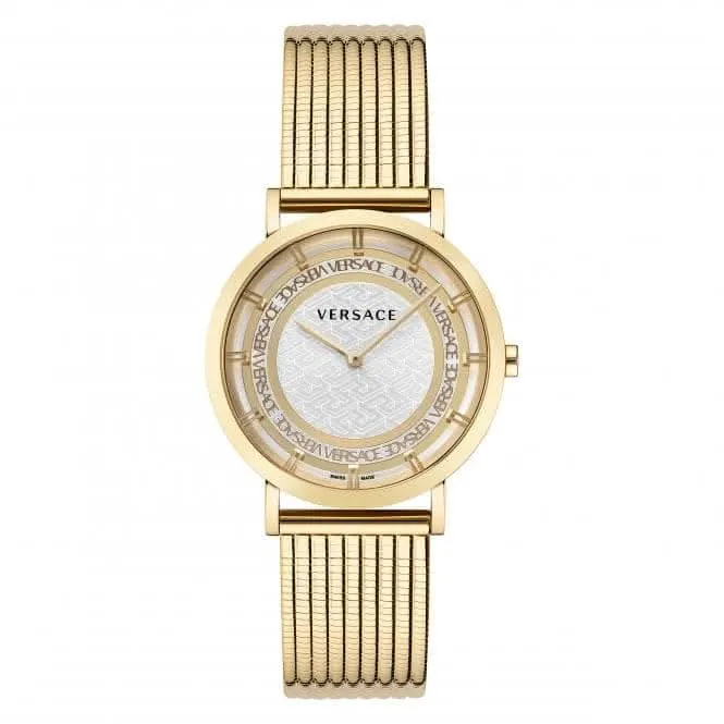 Versace Ladies New Generation Champagne Silver Watch VE3M00522
