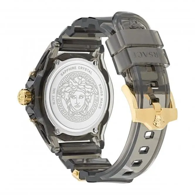 Versace Unisex Icon Active Indiglo Black Watch VE6E00123